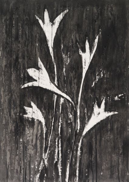 [2009] Lily, Acrylic Ink on paper, 100X71cm